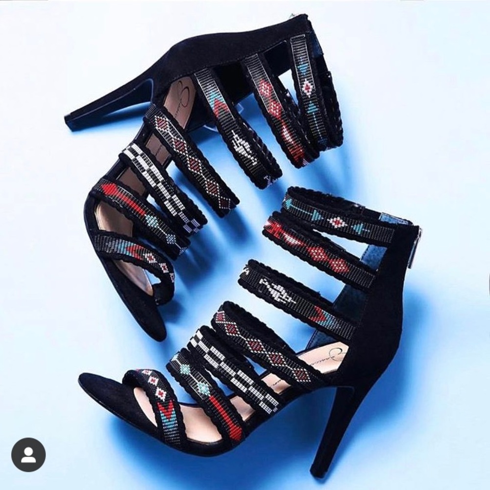 Jessica Simpson ‘Etienne’ Beaded Sandals